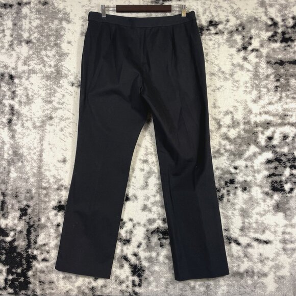 Lauren Ralph Lauren Pants Womens‎ Size 14 Black Gold Button Pocket Office Career - Picture 2 of 14